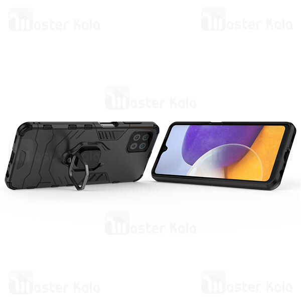 قاب ضد ضربه Samsung Galaxy A22 5G KEYSION Shockproof Armor Ring Holder Case