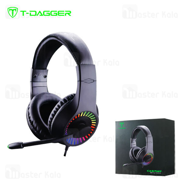 هدفون سیمی گیمینگ T-Dagger Caspian T-RGH211 Gaming Headset