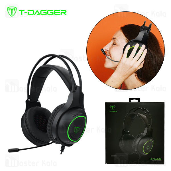 هدفون سیمی گیمینگ T-Dagger Altas T-RGH201 Gaming Headset