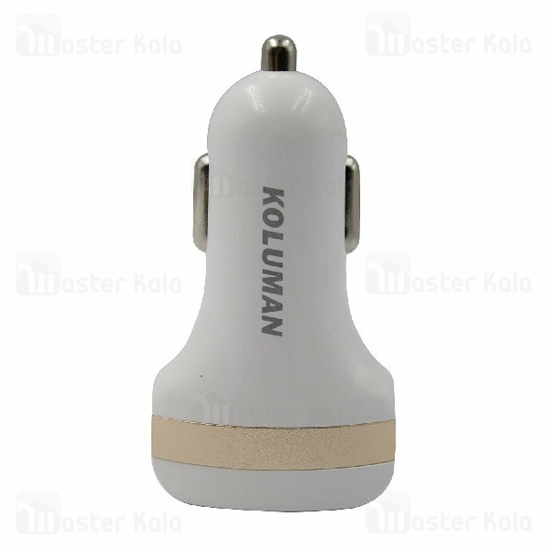 شارژر فندکی کلومن Koluman KC-C400 Car Charger توان 2.4 آمپر و دو پورت