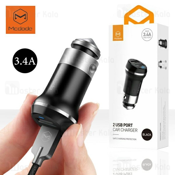 شارژر فندکی مک دودو Mcdodo CC-535 Car Charger توان 3.4 آمپر و دو پورت