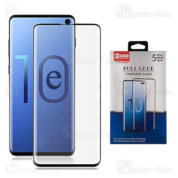 محافظ صفحه شیشه ای تمام صفحه و تمام چسب Samsung Galaxy S10e Mocoson