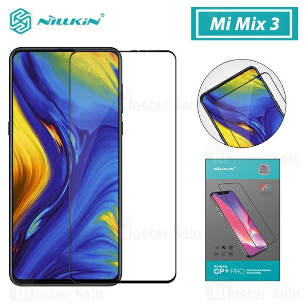 محافظ صفحه شیشه ای تمام صفحه نیلکین شیائومی Xiaomi Mi Mix 3 Nillkin CP+ Pro Glass