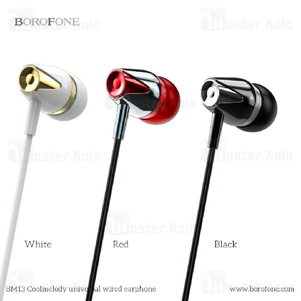 ایرفون سیمی BOROFONE BM13 Crystal Clear Sound wired Handsfree