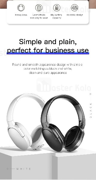 هدفون بلوتوث بیسوس Baseus Encok D02 Wireless Bluetooth Headphone
