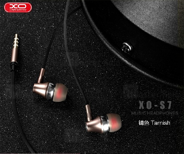 هندزفری سیمی ایکس او XO S7 Spiral Metal wired Handsfree