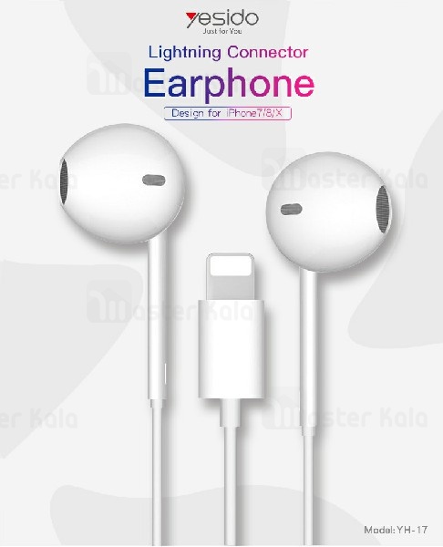 هندزفری سیمی یسیدو Yesido YH17 Earphone طرح ایرپاد