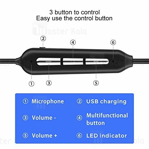 هندزفری بلوتوث Joyroom JR-D5 Sports Bluetooth Earphone IPX5 ضد آب