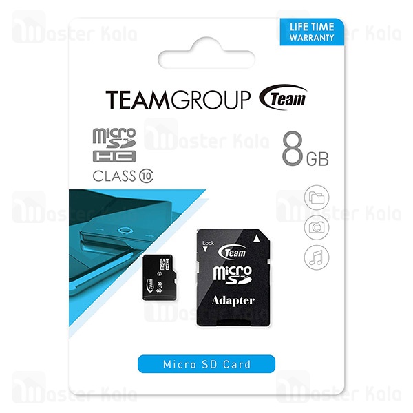 کارت حافظه TeamGruop Class 10 MicroSD 8GB