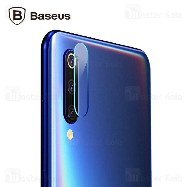 پک دوتایی محافظ لنز دوربین شیشه ای بیسوس Xiaomi Mi 9 Baseus Lens Glass