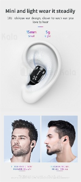 هندزفری بلوتوث بیسوس Baseus Encok Wireless Earphone A03 NGA03-01 به همراه داک شارژ