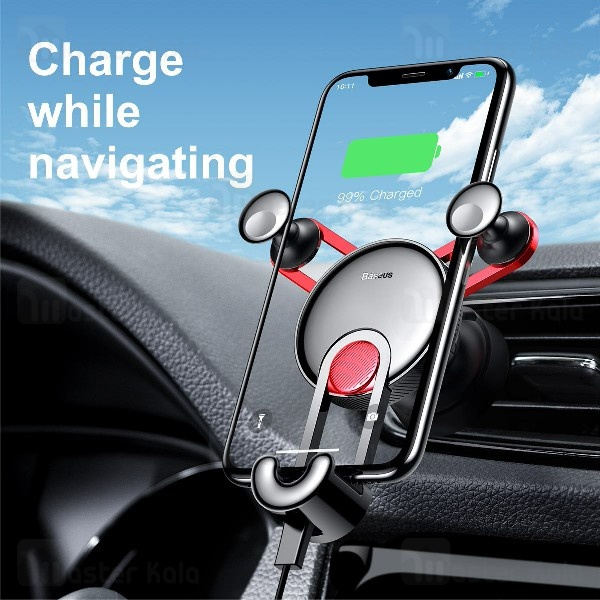 پایه نگهدارنده بیسوس Baseus Yy Vehicle-mounted SULYY-01 به همراه کابل شارژ