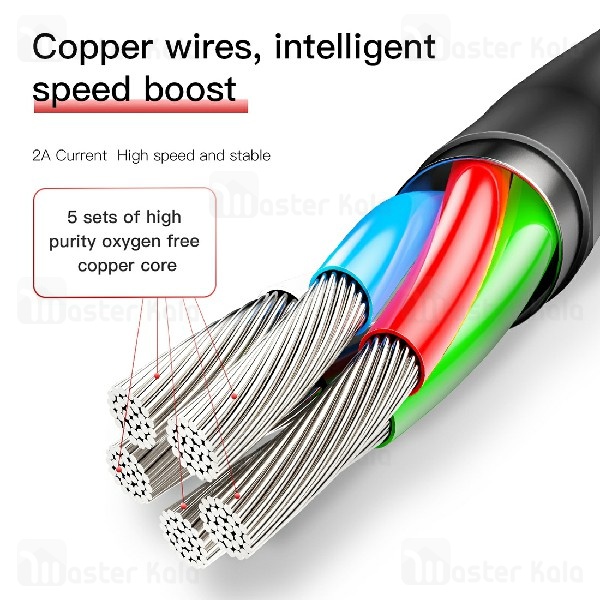 کابل تبدیل Lightning اتصال همزمان هندزفری و شارژر Baseus Audio Converter CALL52-01