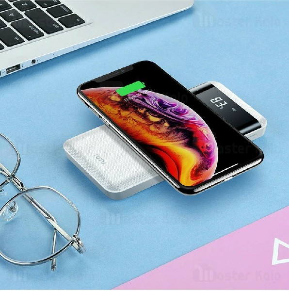 پاوربانک ,وایرلس TOTU CPBW-06 Founder 10000mah Power Bank Wireless Charger 2.1A