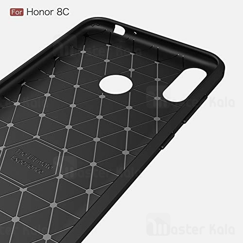 قاب محافظ ژله ای هواوی Huawei Honor 8C Fiber Carbon Rugged Armor