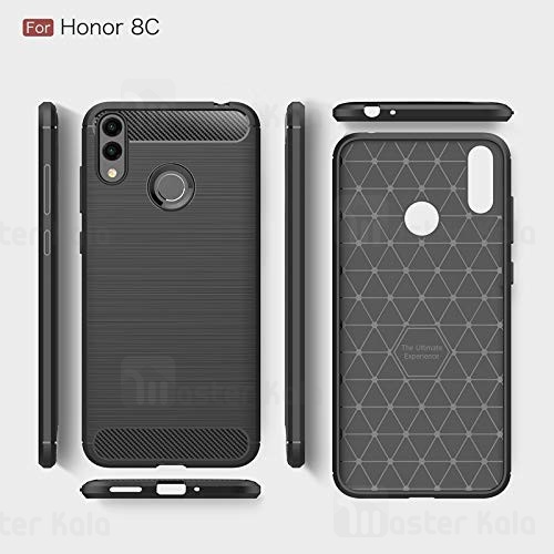 قاب محافظ ژله ای هواوی Huawei Honor 8C Fiber Carbon Rugged Armor