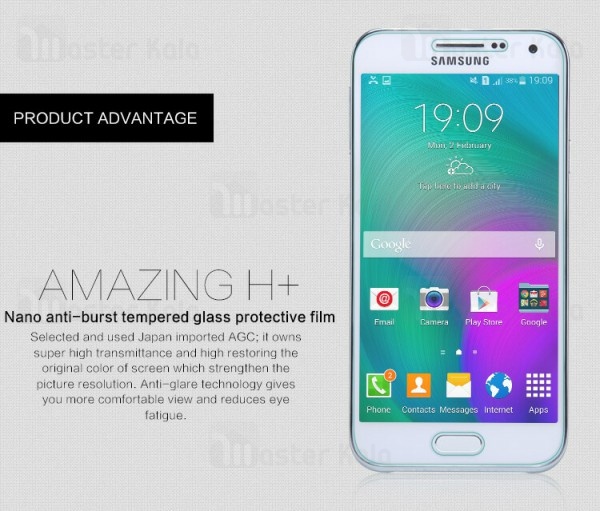 گلس نیلکین Samsung Galaxy E7 / E700 Nillkin H Plus Glass