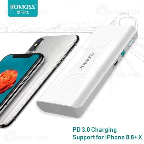 پاوربانک 10000 روموس Romoss Sense 4 Plus PH50 Pro Type C PD QC3.0 دو پورت 