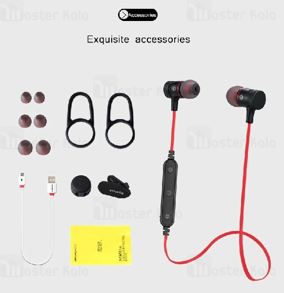 هندزفری بلوتوث اوی AWEI B922bl Wireless Earphone طراحی مگنتی