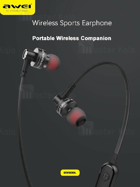 هندزفری بلوتوث اوی AWEI B990bl Wireless Earphone طراحی گردنی