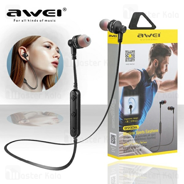 هندزفری بلوتوث اوی AWEI B990bl Wireless Earphone طراحی گردنی