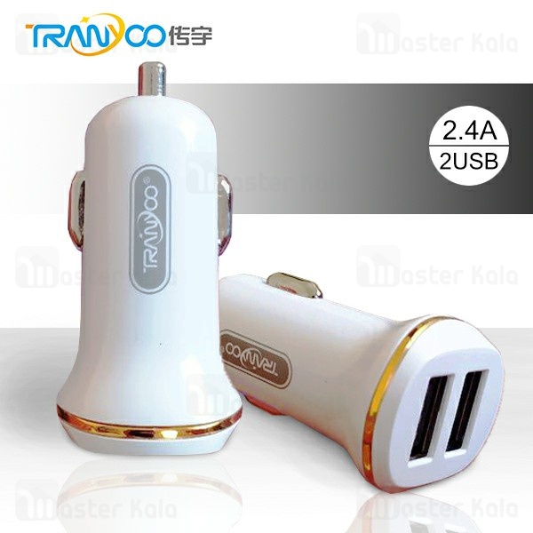 شارژر فندکی ترانیو Tranyoo C11 Car Charger توان 2.4 آمپر همراه با کابل