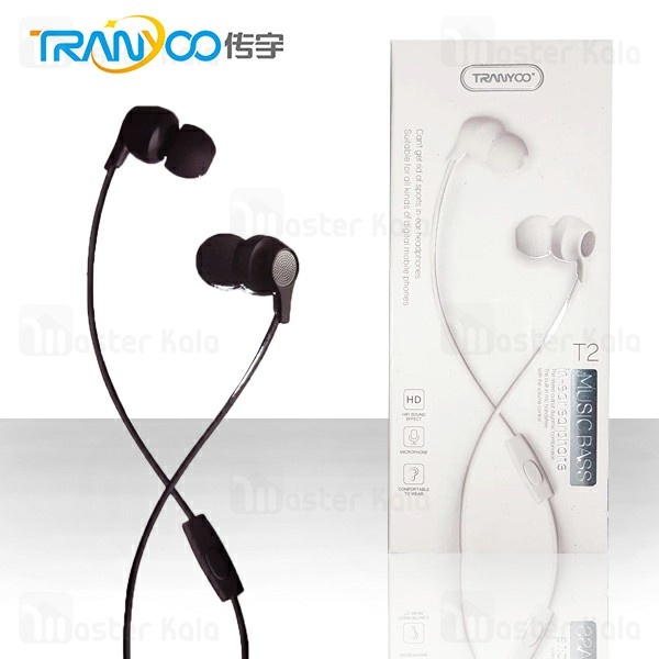 هندزفری سیمی Tranyoo T2 music Bass in-ear Earphone