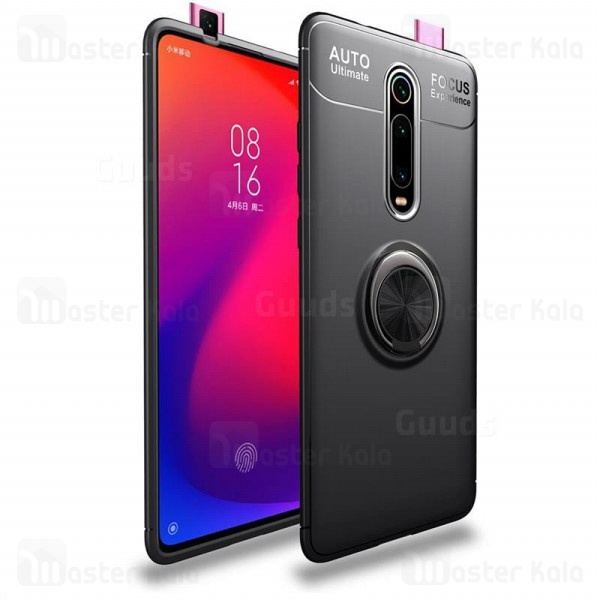 قاب ژله ای طرح چرم انگشتی Xiaomi Redmi K20 / K20 Pro / Mi9T / Mi9T Pro AutoFocus Magnetic Ring