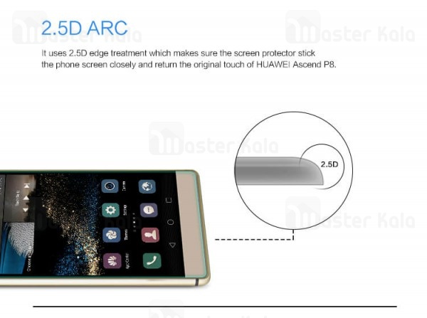 گلس نیلکین Huawei Ascend P8 Nillkin PE Plus Glass