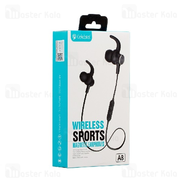 هندزفری بلوتوث وایسون Yison Celebrat A8 Wireless Magnetic Earphone طراحی مگنتی