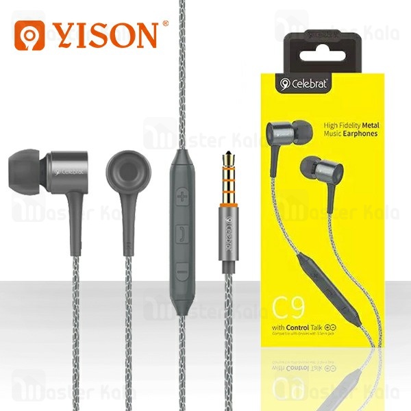 هندزفری سیمی وایسون Yison Celebrat C9 Metal Handsfree