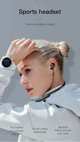 هندزفری بلوتوث بیسوس Baseus Encok S12 Earphone NGS12-01 طراحی مگنتی و ضد تعریق