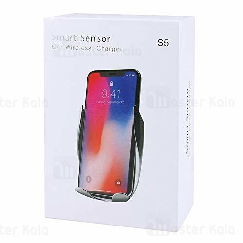 هولدر و شارژر وایرلس هوشمند Crystal Digital S5 Wireless Charger توان 10 وات