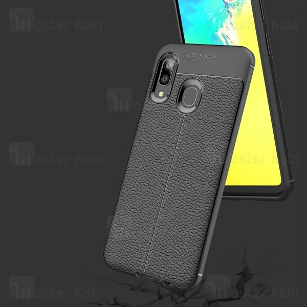 قاب طرح چرم Samsung Galaxy A20e Auto Focus Jelly Case