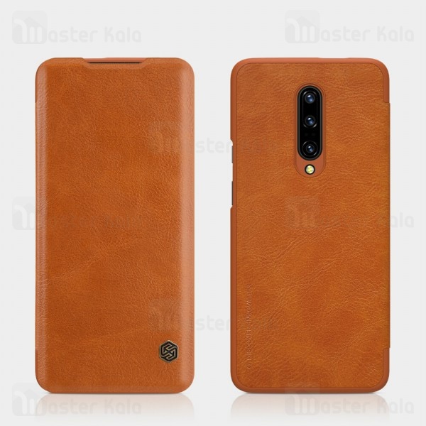 کیف چرمی نیلکین وان پلاس OnePlus 7 Pro Nillkin Qin Leather Case