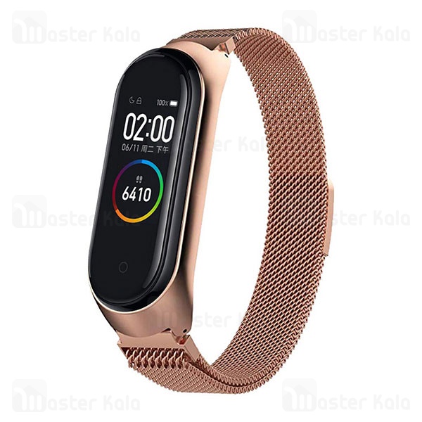 بند فلزی دستبند سلامتی شیائومی Xiaomi Mi Band 4 Milanese Strap