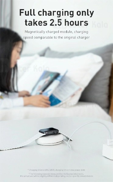 شارژر وایرلس بیسوس Baseus YOYO Wireless Charger WXYYQIW03-02 مناسب Apple Watch