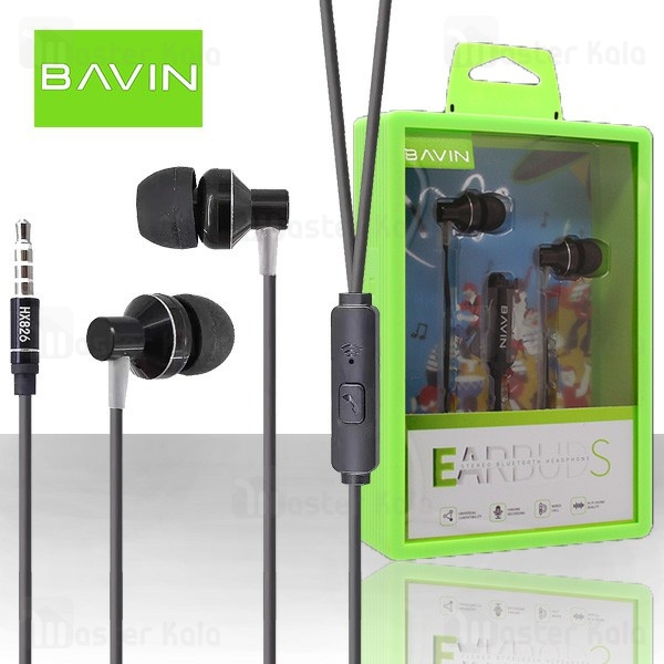 هندزفری سیمی باوین Bavin HX826 Stereo Earbuds Headphone