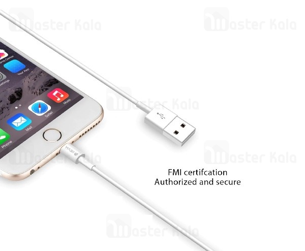کابل آیفونی Devia C0328 Smart Lightning Cable 1A 1m