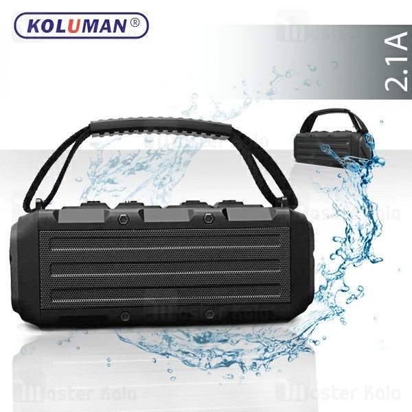 اسپیکر بلوتوث کلومن Koluman K-S20 Waterproof IPX7 Wireless Speaker ضد آب