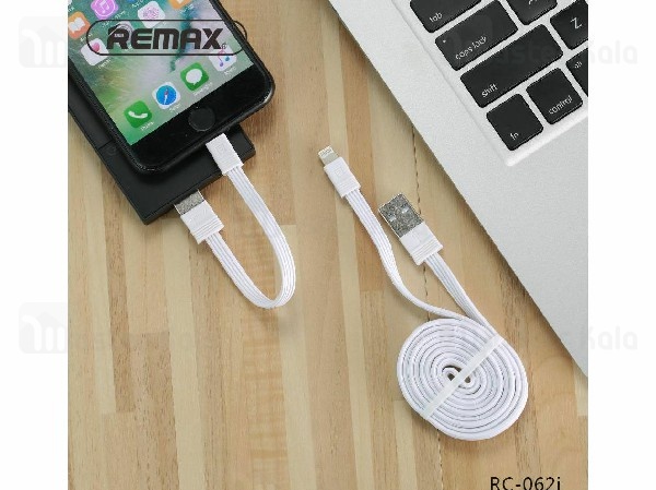 کابل لایتنینگ ریمکس Remax RC-062i Tengy پک دو تایی کابل با توان 2.1 آمپر