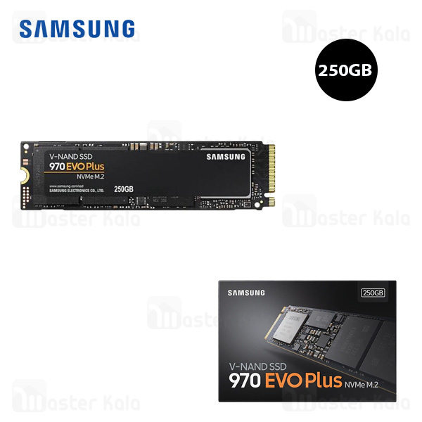 درایو SSD اینترنال سامسونگ Samsung 970 EVO Plus M.2 ظرفیت 250 گیگابایت