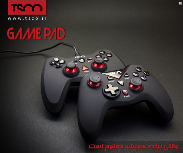 دسته بازي شوک دار تسکو Tsco TG 115