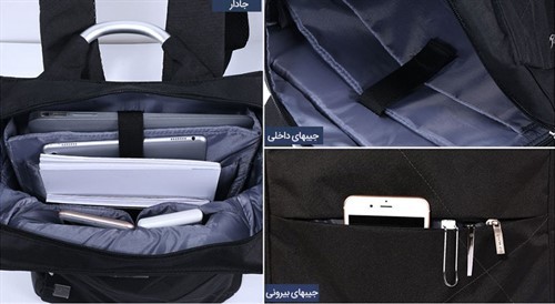 کوله لپ تاپ 15.6 اینچ ریمکس Remax 525 Double Laptop Bag