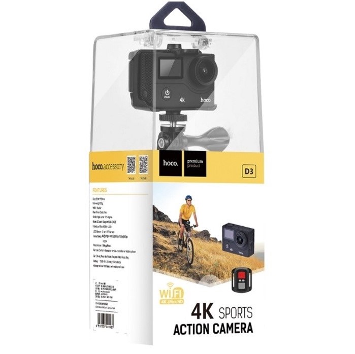 دوربین ورزشی ضدآب هوکو Hoco D3 4K Sport Action Camera