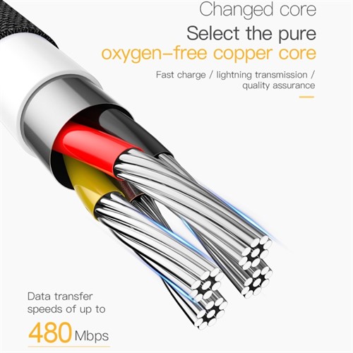 کابل لایتنینگ بیسوس Baseus Mageweave