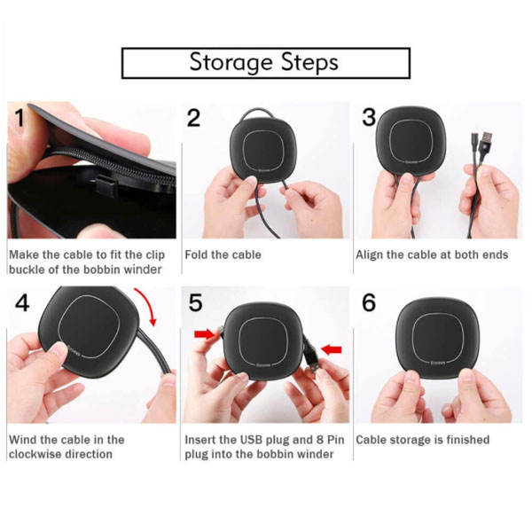 کابل لایتنینگ بیسوس Baseus Red Cable