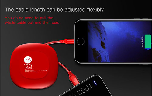 کابل لایتنینگ بیسوس Baseus Red Cable