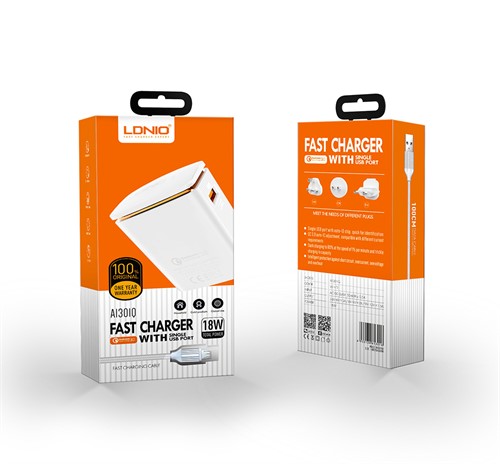 شارژر دیواری LDNIO A1301Q