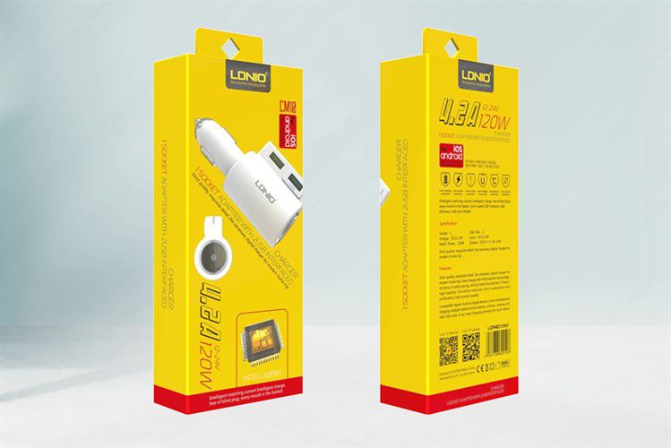 شارژر فندکی 2 پورت LDNIO الدینیو CM10